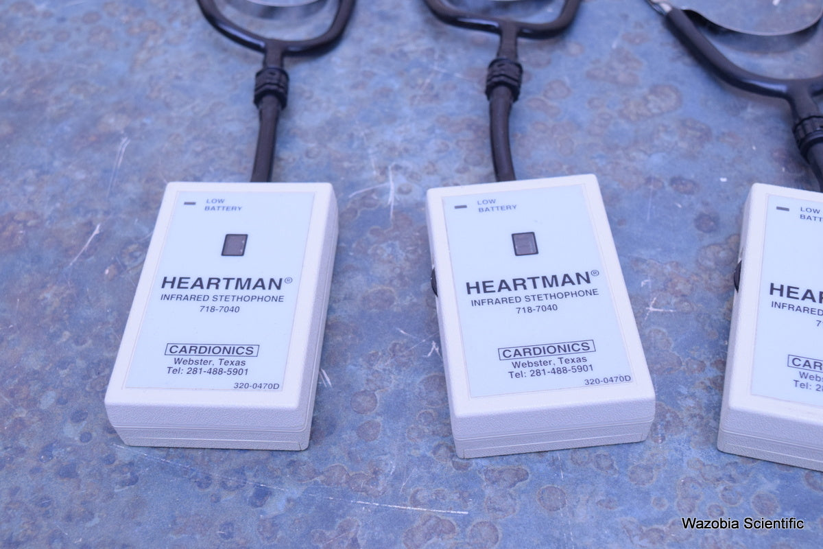 4 CARDIONICS HEARTMAN INFRARED STETHOPHONE 718-7040 320-0470D