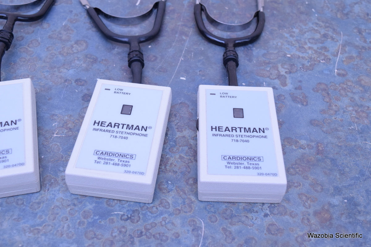 4 CARDIONICS HEARTMAN INFRARED STETHOPHONE 718-7040 320-0470D