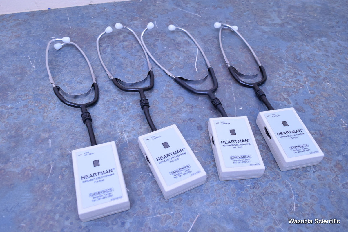 4 CARDIONICS HEARTMAN INFRARED STETHOPHONE 718-7040 320-0470D