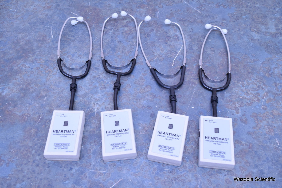 4 CARDIONICS HEARTMAN INFRARED STETHOPHONE 718-7040 320-0470D