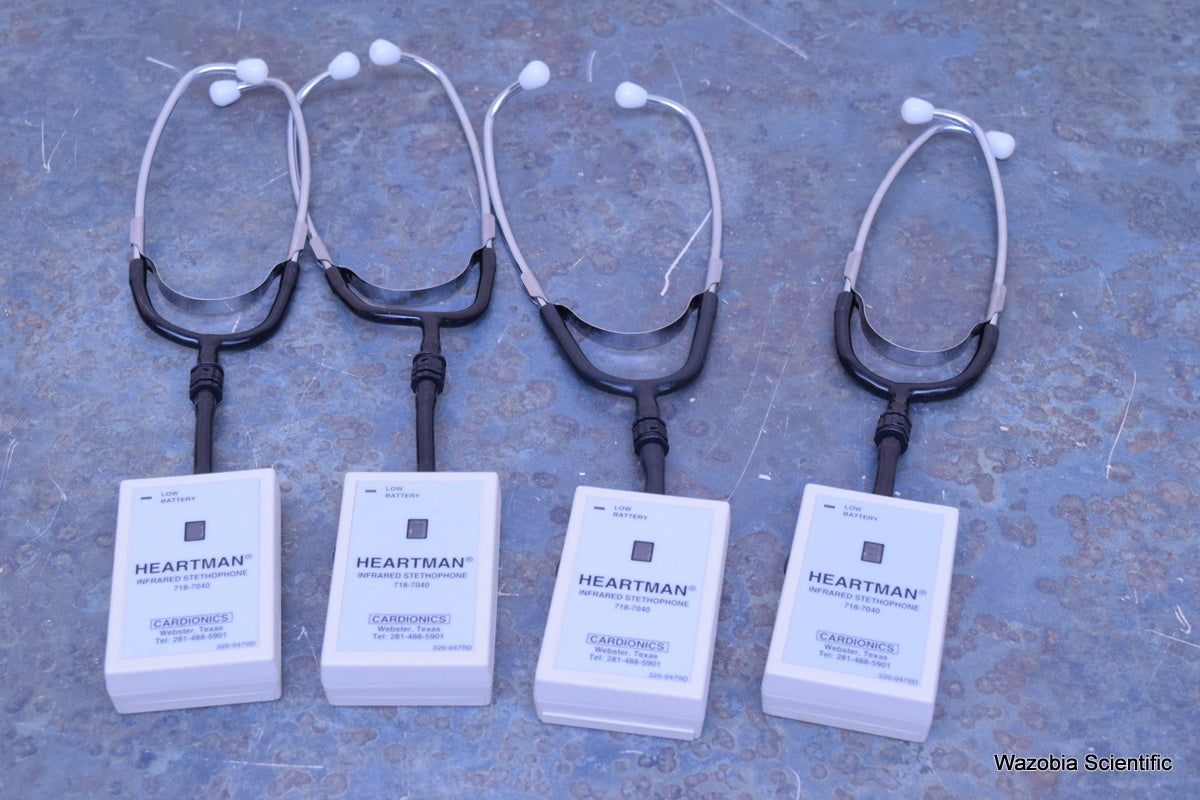 4 CARDIONICS HEARTMAN INFRARED STETHOPHONE 718-7040 320-0470D