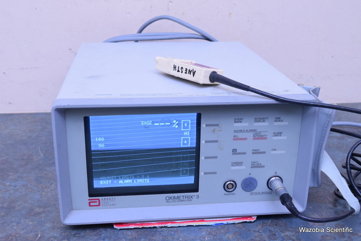 ABBOTT CRITICAL CARE SYSTEMS OXIMETRIX 3 SO2/CO COMPUTER