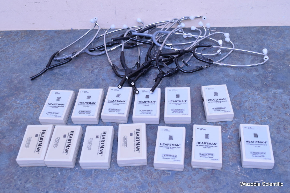 LOT OF CARDIONICS HEARTMAN INFRARED STETHOPHONE 718-7040