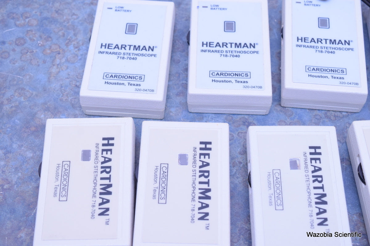 LOT OF CARDIONICS HEARTMAN INFRARED STETHOPHONE 718-7040
