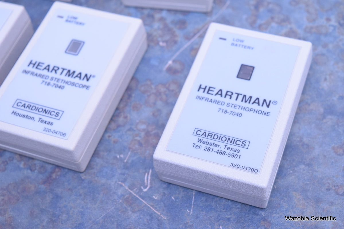 LOT OF CARDIONICS HEARTMAN INFRARED STETHOPHONE 718-7040