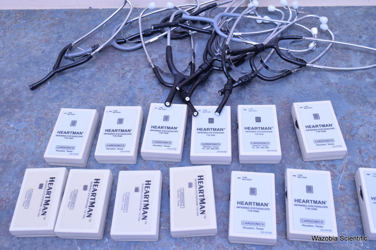 LOT OF CARDIONICS HEARTMAN INFRARED STETHOPHONE 718-7040
