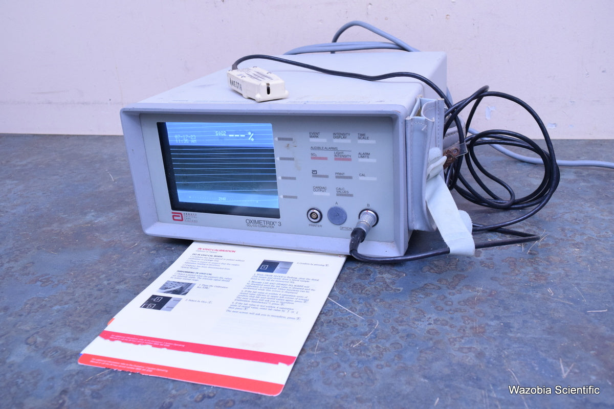 ABBOTT CRITICAL CARE SYSTEMS OXIMETRIX 3 SO2/CO COMPUTER