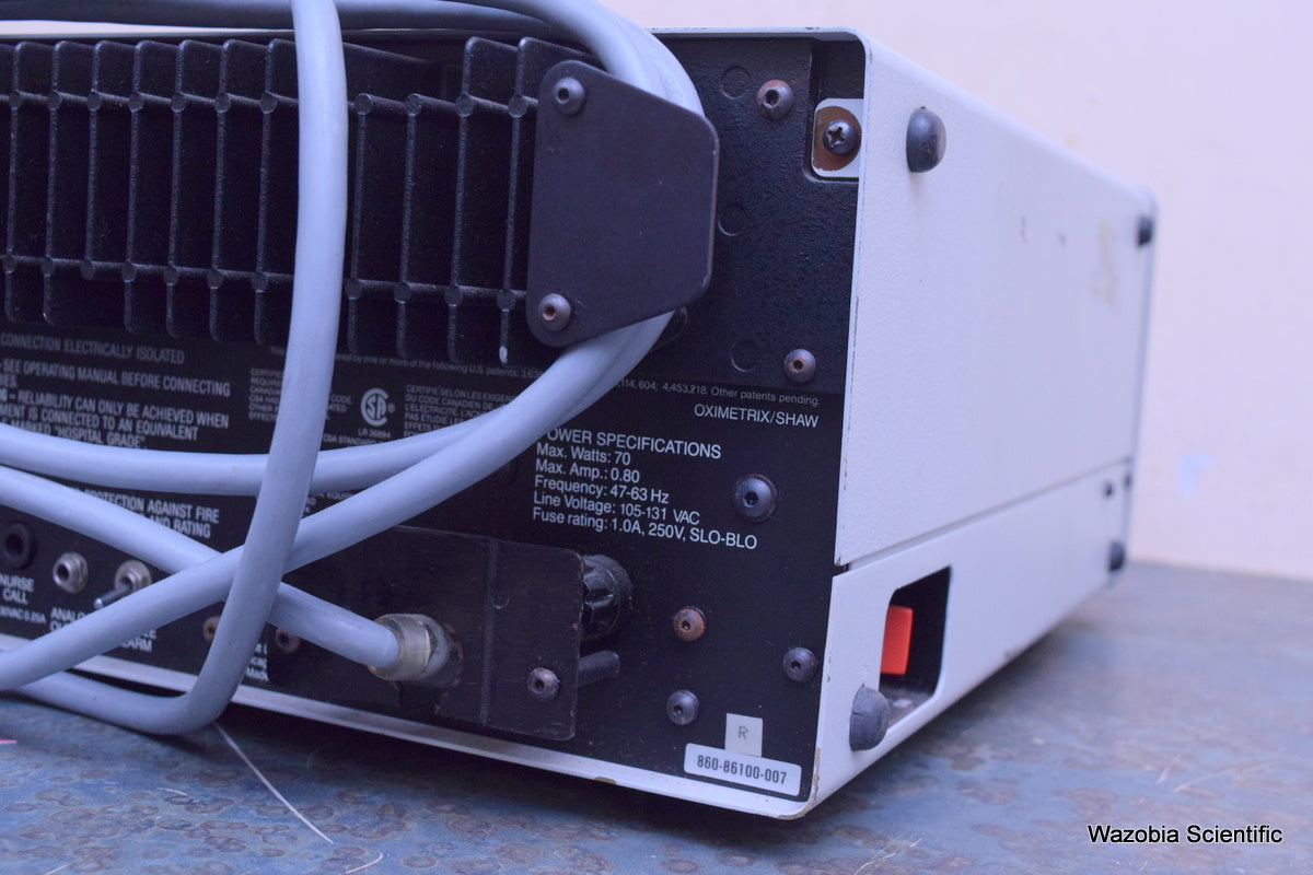 ABBOTT CRITICAL CARE SYSTEMS OXIMETRIX 3 SO2/CO COMPUTER