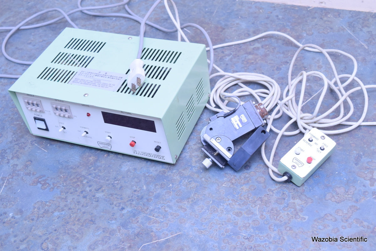 NARISHIGE PC-5N SINGLE-AXIS HYDRAULIC MOTOR MICRODRIVE MICROMANIPULATOR SM-21