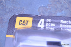 CAT 4 PC RATCHET TIE DOWN SET 16` X  1.5" BREAK STRENGTH 3300 LB WORK LOAD 1100