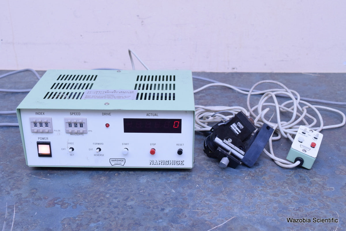 NARISHIGE PC-5N SINGLE-AXIS HYDRAULIC MOTOR MICRODRIVE MICROMANIPULATOR SM-21