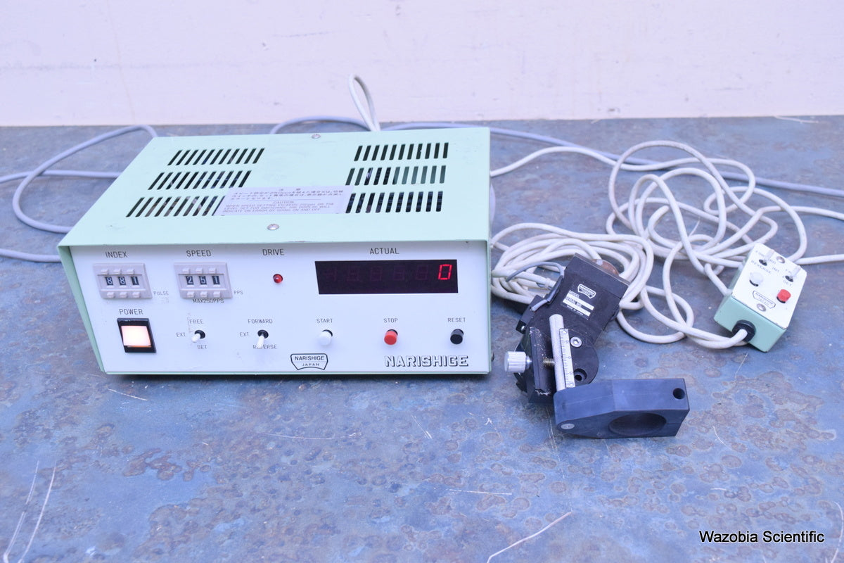 NARISHIGE PC-5N SINGLE-AXIS HYDRAULIC MOTOR MICRODRIVE MICROMANIPULATOR SM-21