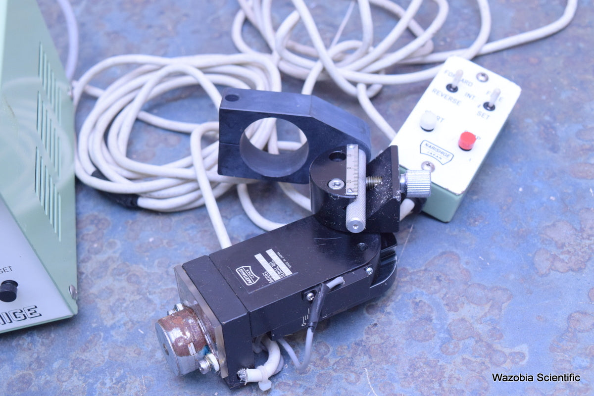 NARISHIGE PC-5N SINGLE-AXIS HYDRAULIC MOTOR MICRODRIVE MICROMANIPULATOR SM-21