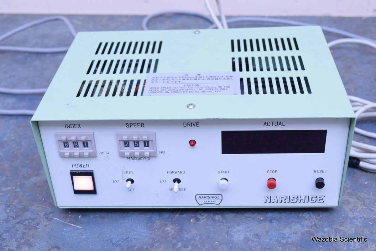 NARISHIGE PC-5N SINGLE-AXIS HYDRAULIC MOTOR MICRODRIVE MICROMANIPULATOR SM-21