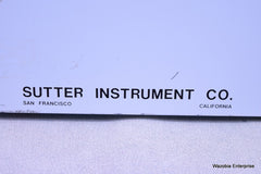 SUTTER INSTRUMENT MODEL P-77 P-77B BROWN FLAMMING MICROPIPETTE PULLER