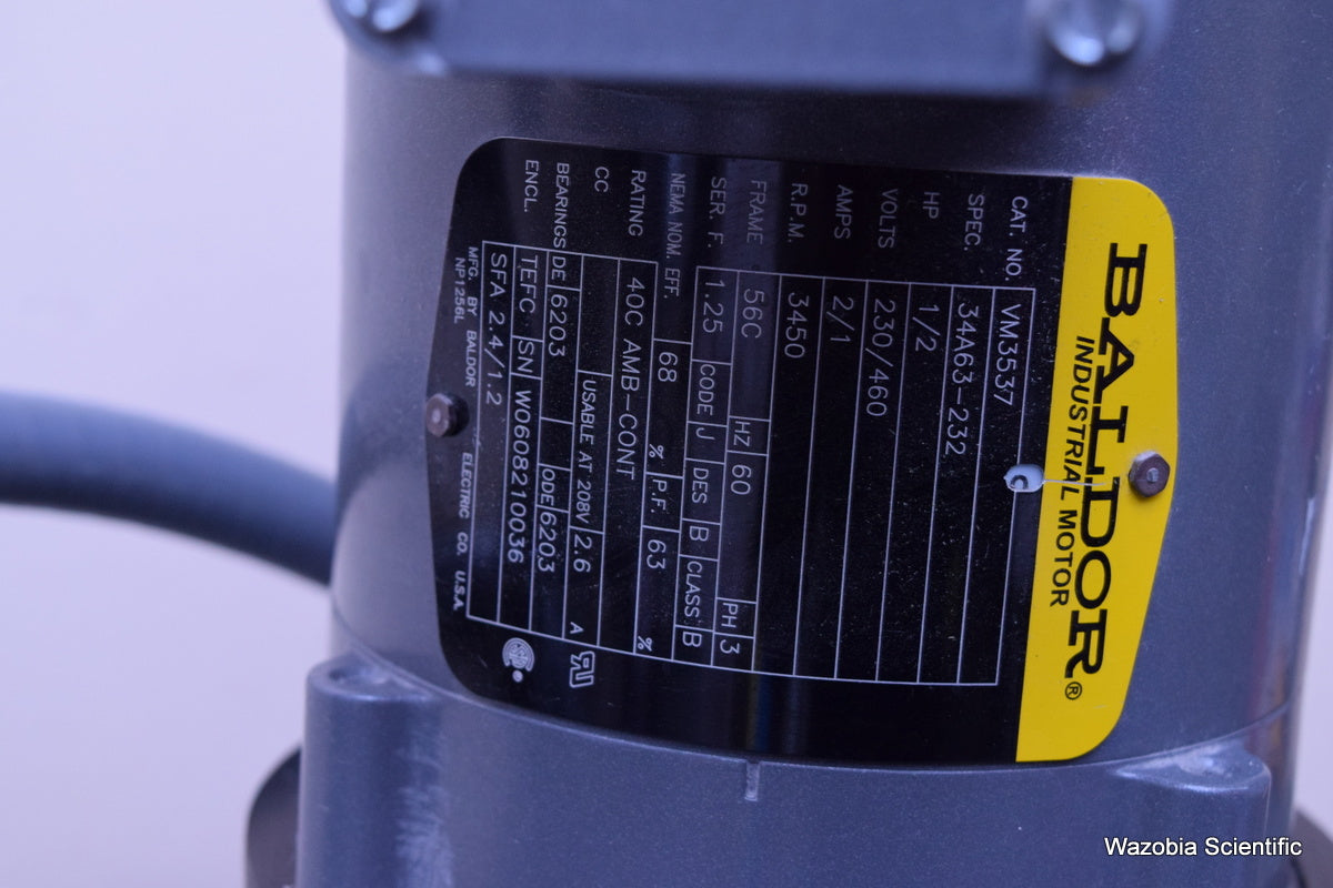 GRUNDFOS MULTISTAGE CENTRIFUGAL PUMP CRN BALDOR MOTOR VM3537 1/2HP