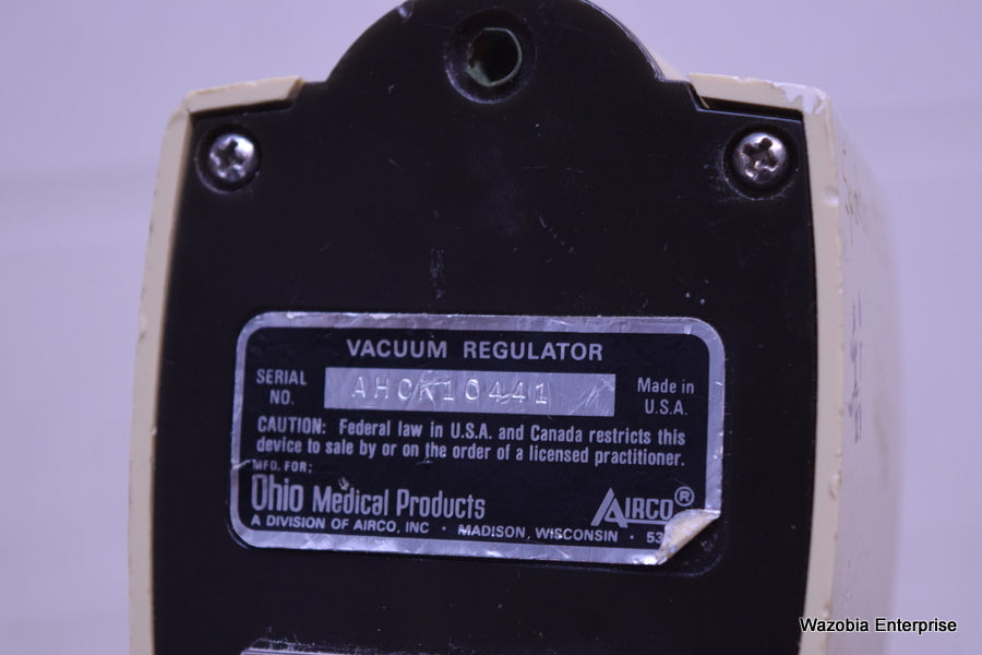 OHIO VACUUM REGULATOR
