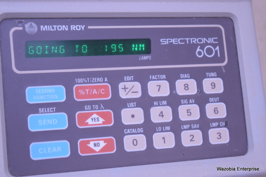 MILTON ROY SPECTRONIC 601 SPECTROPHOTOMETER