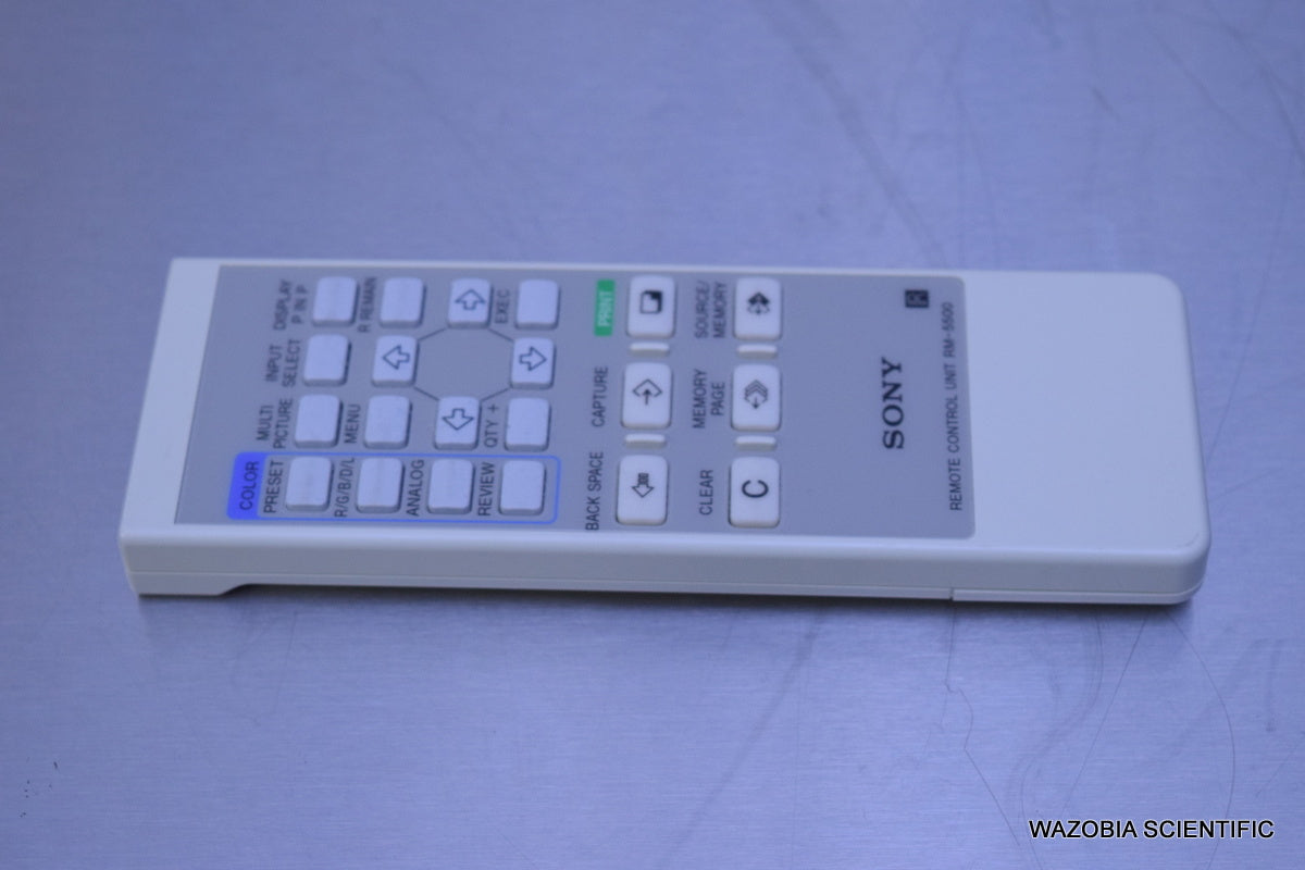 SONY REMOTE CONTROL UNIT RM-5500