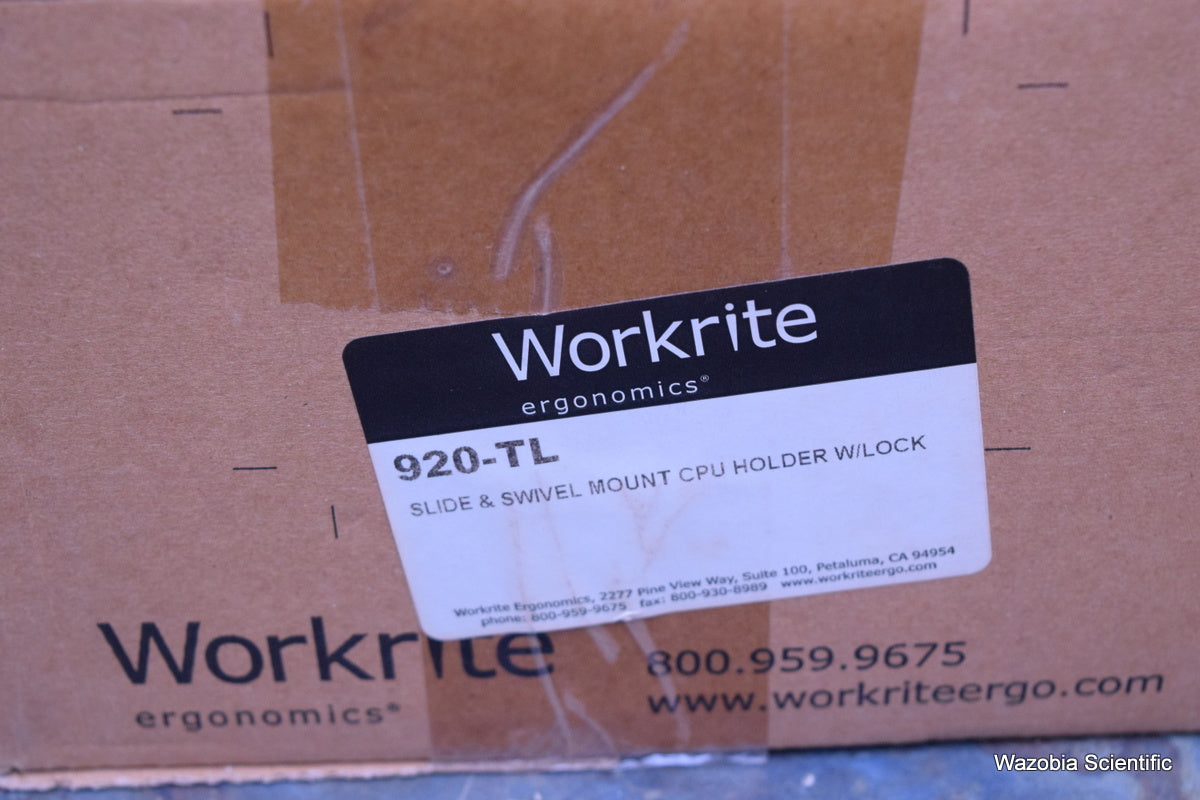 WORKRITE ERGONOMICS 920-TL SLIDE & SWIVEL MOUNT CPU HOLDER W/LOCK