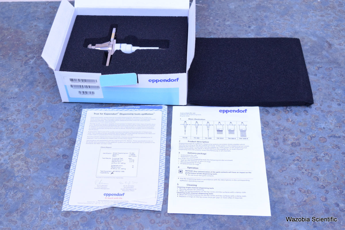 EPPENDORF EP MOTION DISPENSING TOOL TS 300 20-300 UL FOR LIQUID HANDLING STATION