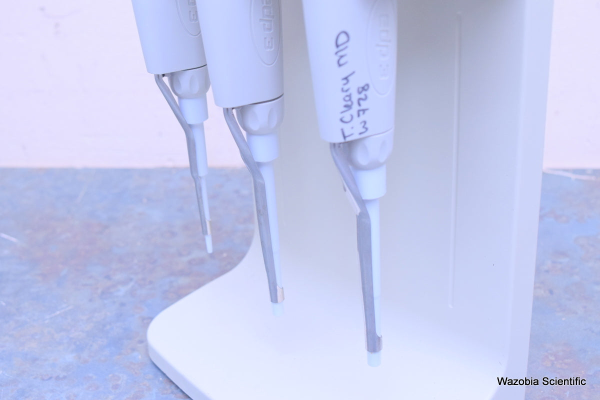 RAININ PIPETTES EDP3-PLUS 20-300UL 20-200 1-10 UL WITH E3 RAPID CHARGE STAND