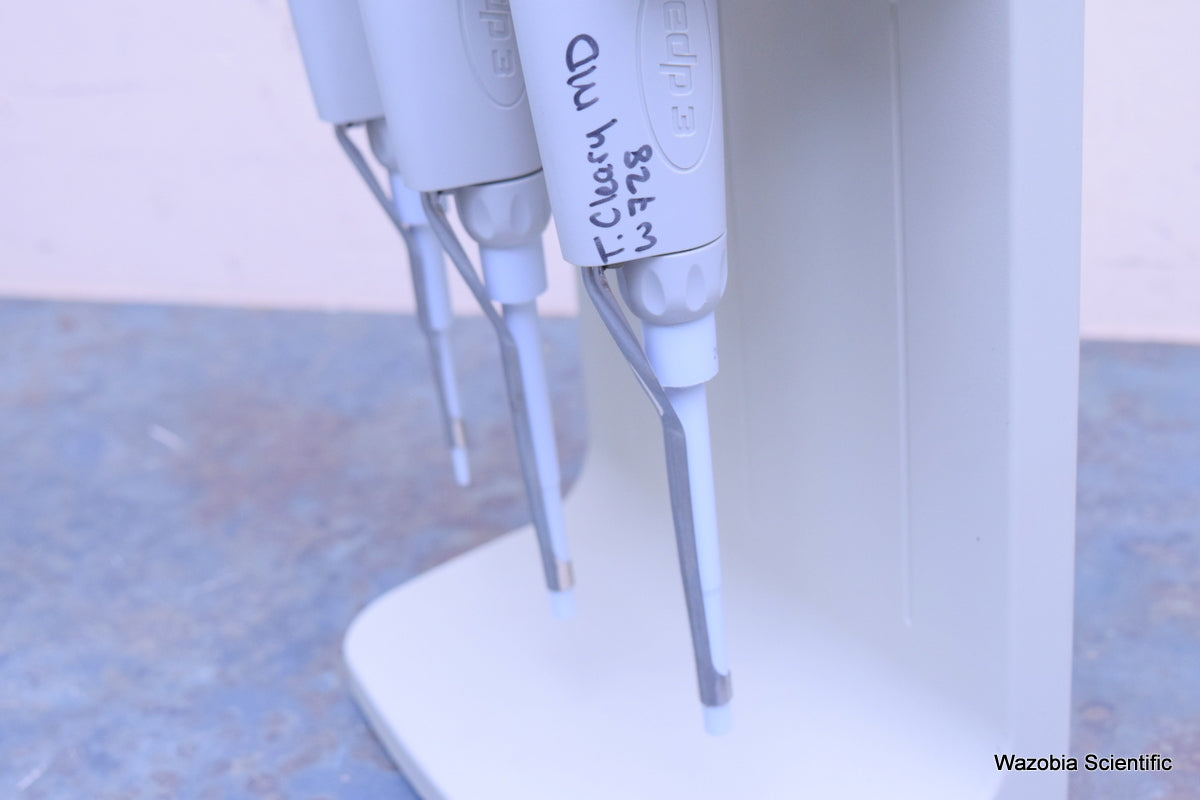 RAININ PIPETTES EDP3-PLUS 20-300UL 20-200 1-10 UL WITH E3 RAPID CHARGE STAND