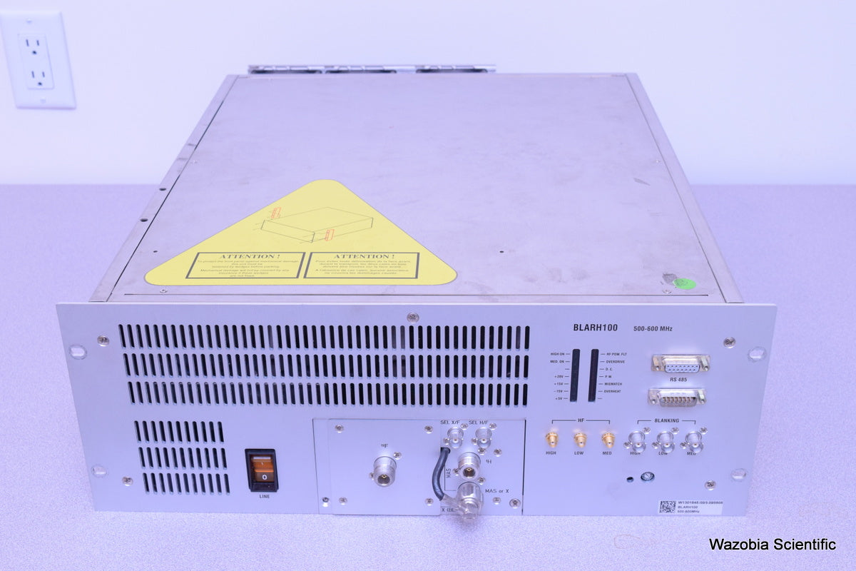BRUKER NMR SPECTROMETER BLARH100 500-600 MHZ AMPLIFIER