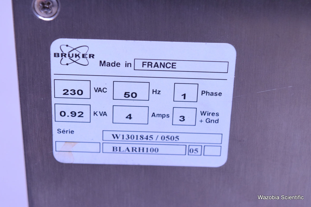 BRUKER NMR SPECTROMETER BLARH100 500-600 MHZ AMPLIFIER