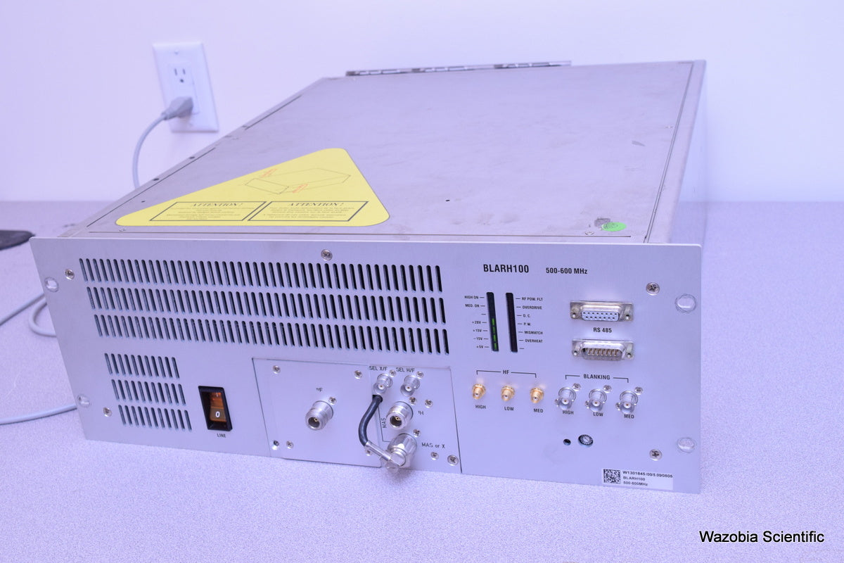BRUKER NMR SPECTROMETER BLARH100 500-600 MHZ AMPLIFIER