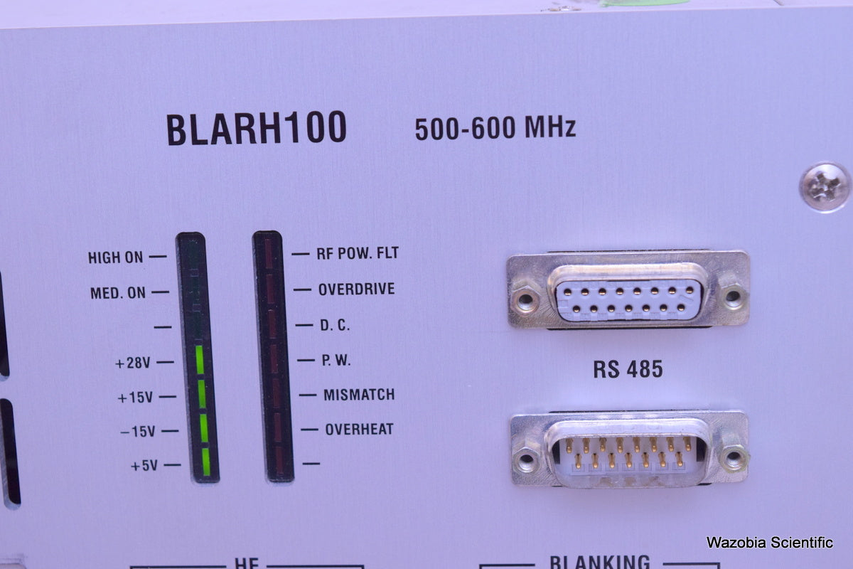 BRUKER NMR SPECTROMETER BLARH100 500-600 MHZ AMPLIFIER