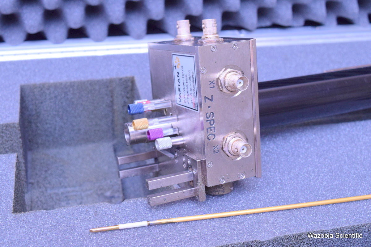 BRUKER NMR SPECTROMETER CYROPROBE VARIAN NL96110100 IDTG600-5PB -60 TO + 100C