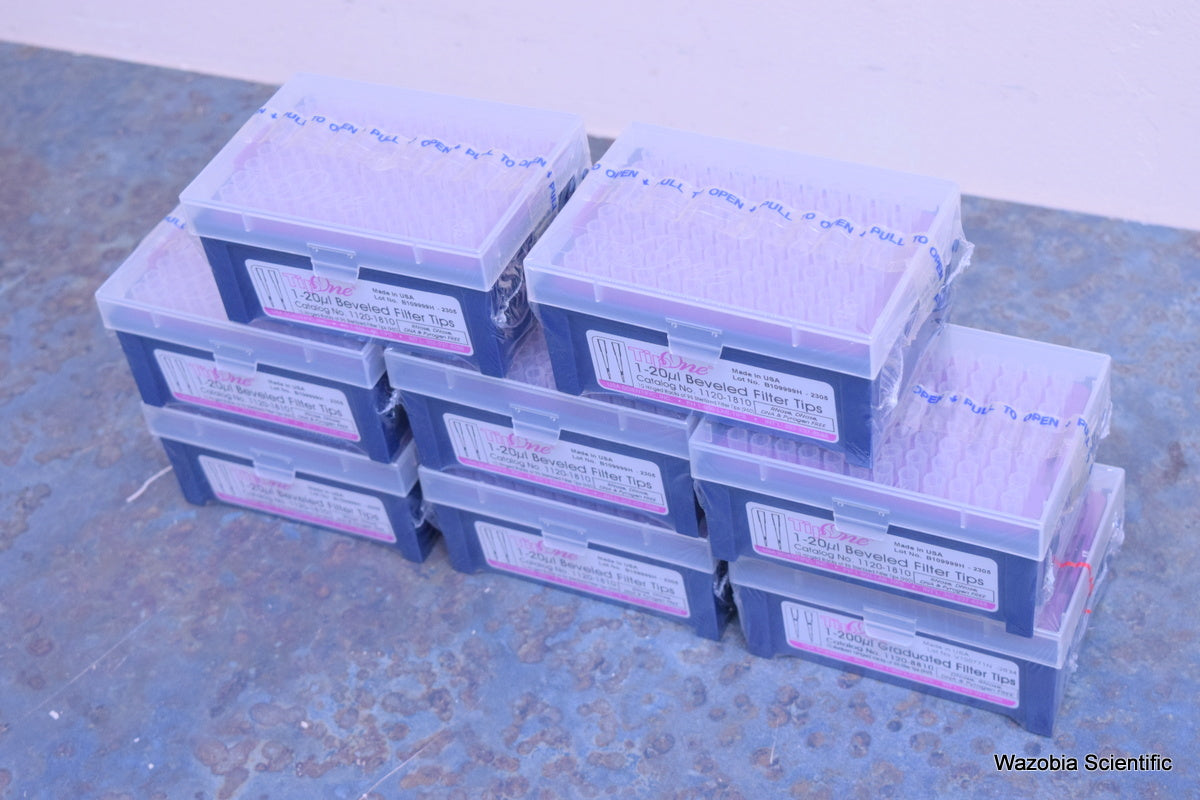 USA SCIENTIFIC TIP ONE 1-20 UL BEVELED FILTER TIPS 1120-1810