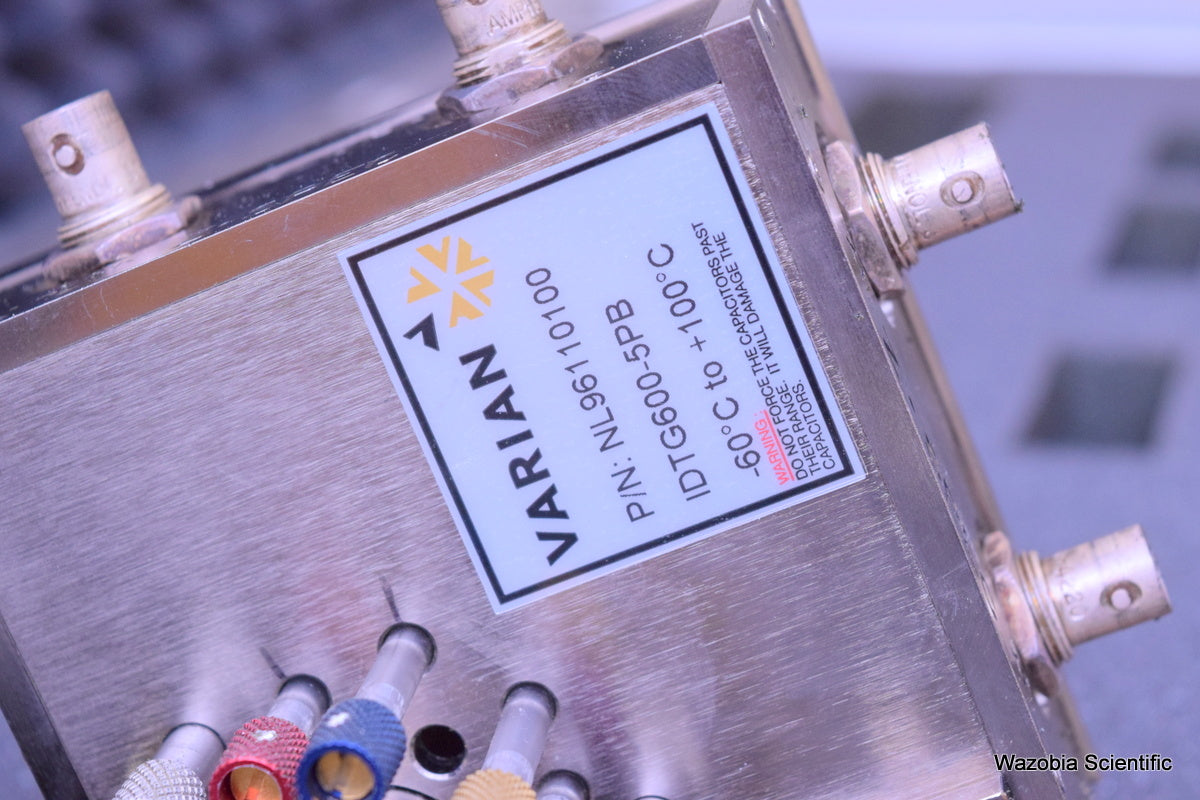 BRUKER NMR SPECTROMETER CYROPROBE VARIAN NL96110100 IDTG600-5PB -60 TO + 100C