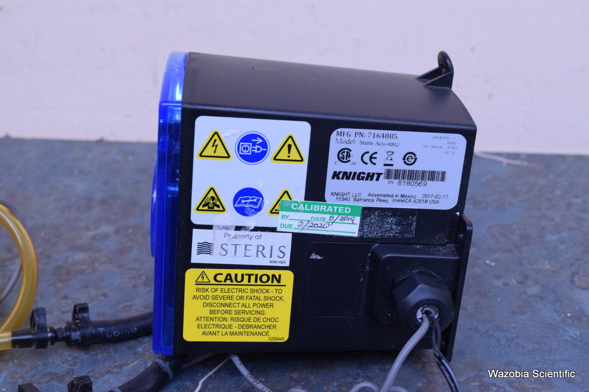 STERIS 7164085 ACU-SINQ CHEMISTRY DOSING PUMP SYSTEM