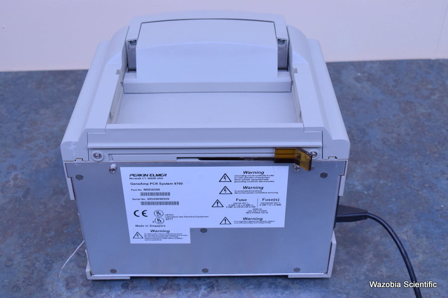 AB APPLIED BIOSYSTEMS  GENEAMP PCR SYSTEM 9700 WITH 96 WELL BLOCK N8050200