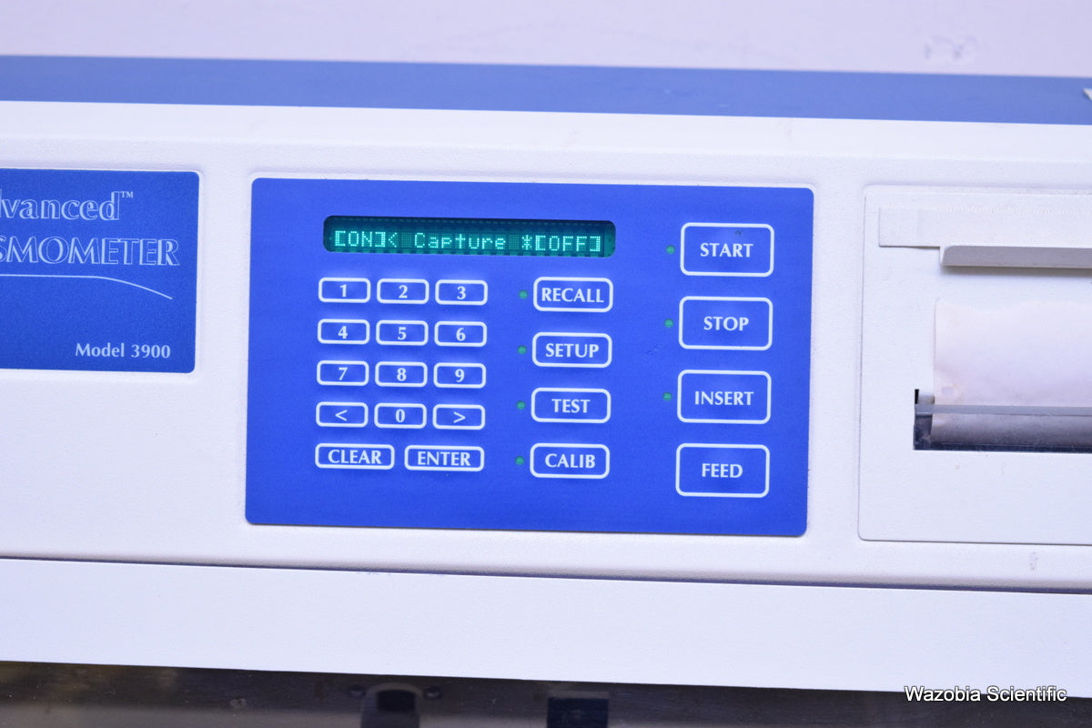 THE ADVANCED MULTI- SAMPLE OSMOMETER MODEL 3900