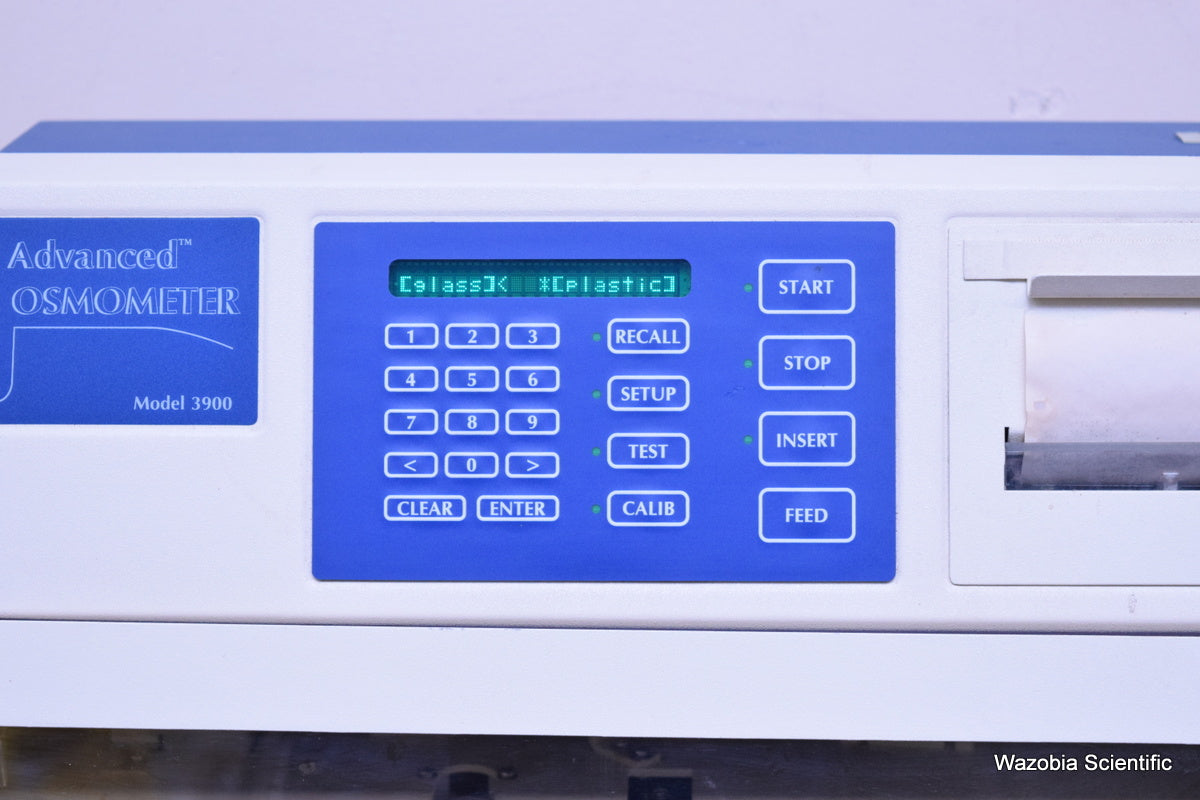 THE ADVANCED MULTI- SAMPLE OSMOMETER MODEL 3900