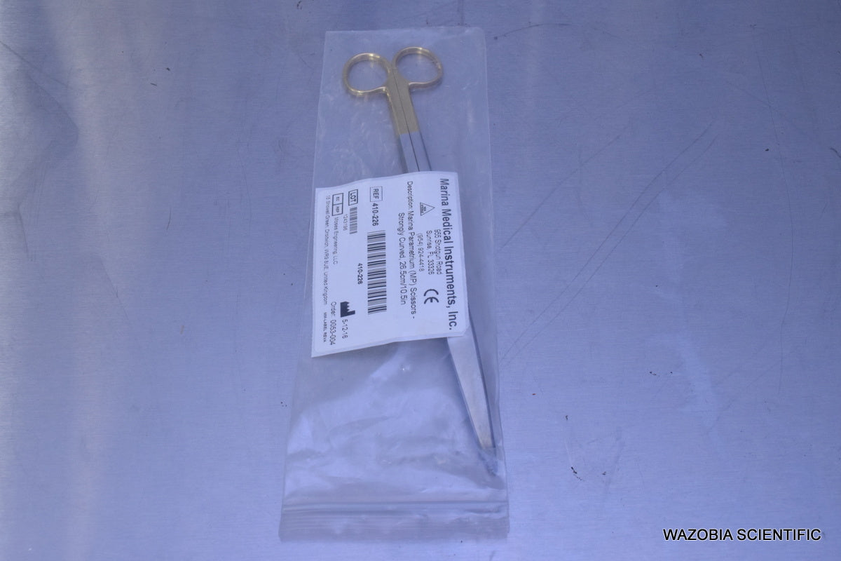 MARINA MEDICAL 410-226 PARAMETRIUM SCISSORS STRONGLY CURVED 10.5"