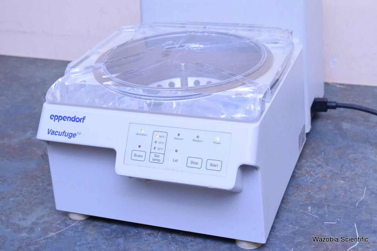 EPPENDORF VACUFUGE 5301 CONCENTRATOR CENTRIFUGE  WITH F 45-48-11 ROTOR