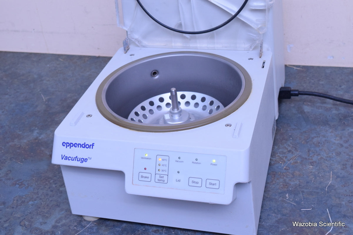 EPPENDORF VACUFUGE 5301 CONCENTRATOR CENTRIFUGE  WITH F 45-48-11 ROTOR