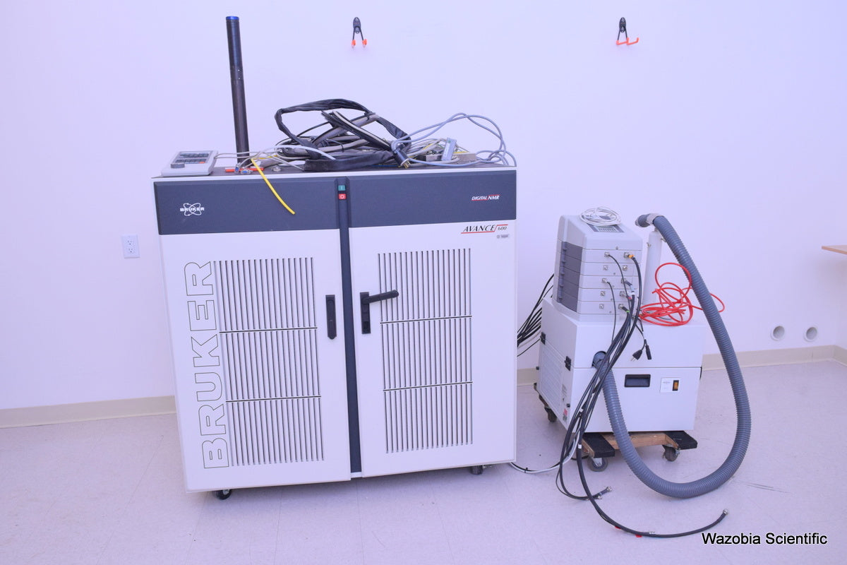BRUKER DIGITAL NMR AVANCE 600 CONSOLE BVT 3000 BLAX500 BLAXH300/50 BLAX300