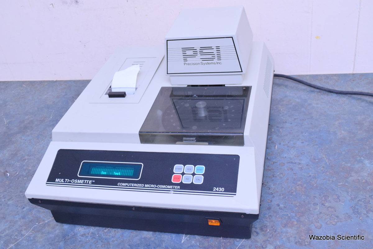 PSI PRECISION SYSTEMS MULTI-OSMETTE COMPUTERIZED MICRO SAMPLING OSMOMETER 2430