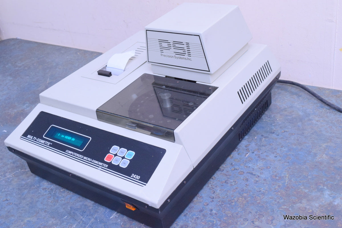 PSI PRECISION SYSTEMS MULTI-OSMETTE COMPUTERIZED MICRO SAMPLING OSMOMETER 2430