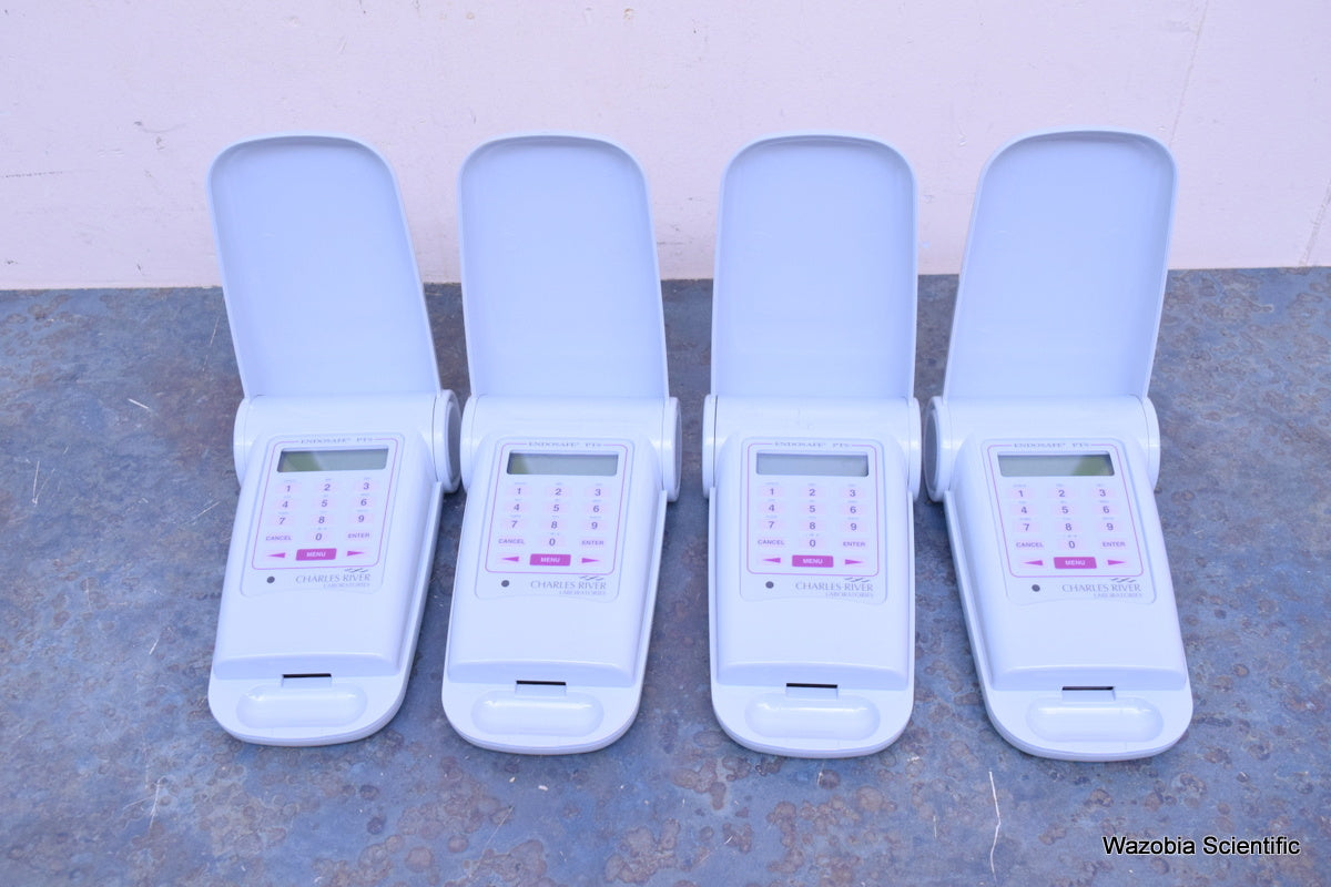 4 CHARLES RIVER LABORATORIES ENDOSAFE PTS PORTABLE TEST SYSTEM READER ENDOTOXIN