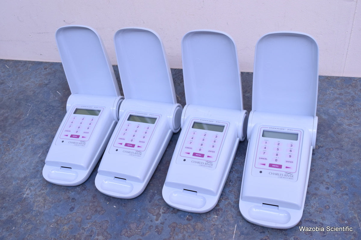 4 CHARLES RIVER LABORATORIES ENDOSAFE PTS PORTABLE TEST SYSTEM READER ENDOTOXIN