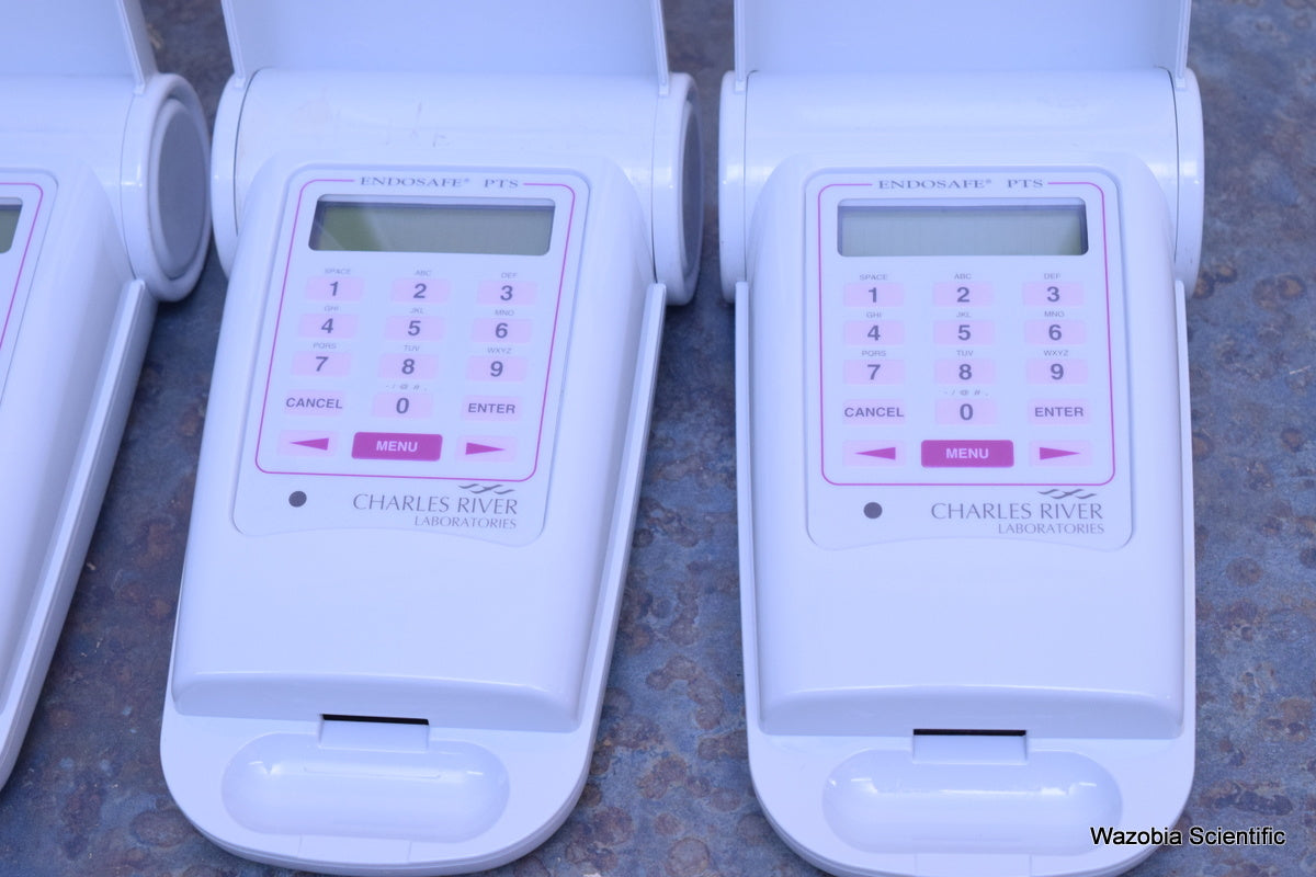 4 CHARLES RIVER LABORATORIES ENDOSAFE PTS PORTABLE TEST SYSTEM READER ENDOTOXIN