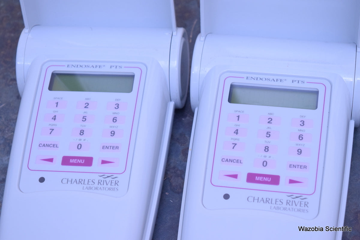 4 CHARLES RIVER LABORATORIES ENDOSAFE PTS PORTABLE TEST SYSTEM READER ENDOTOXIN