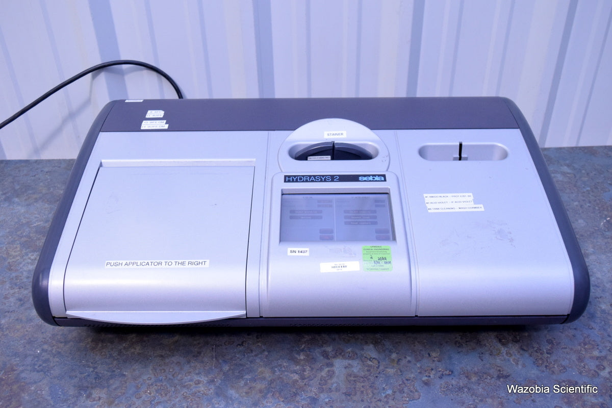 SEBIA HYDRASYS 2 ELECTROPHORESIS SYSTEM