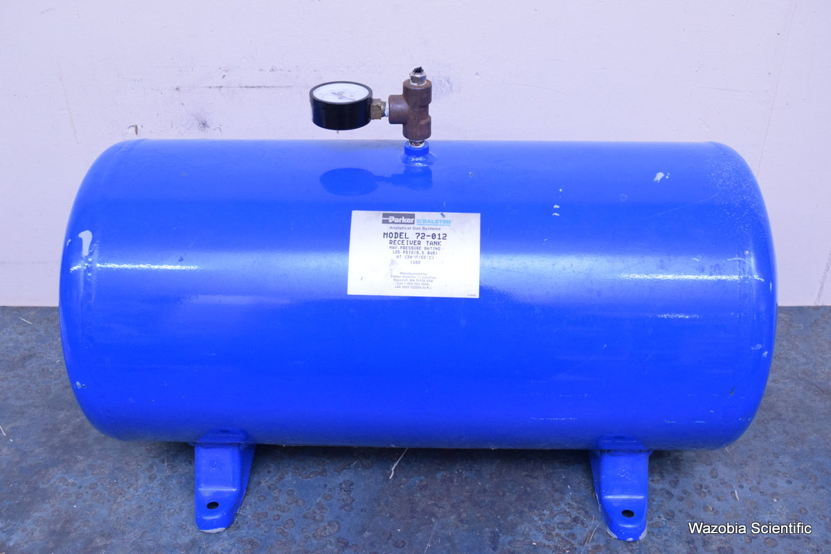 PARKER BALSTON ANALYTICAL GAS SYSTEMS RECEIVER TANK 72-012 125 PSIG